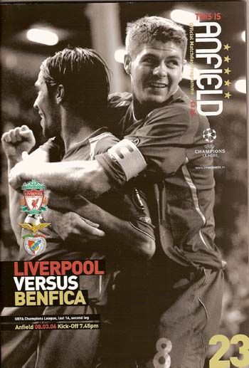 Liverpool FC v SL Benfica